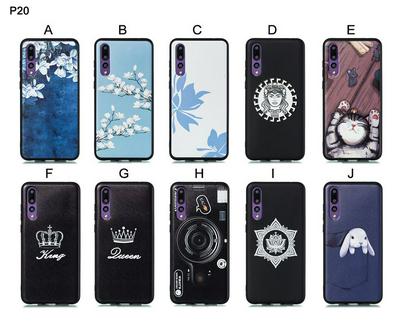 Soft Printed Phone Case for HUAWEI P20, TPU Shockproof Phone Cover