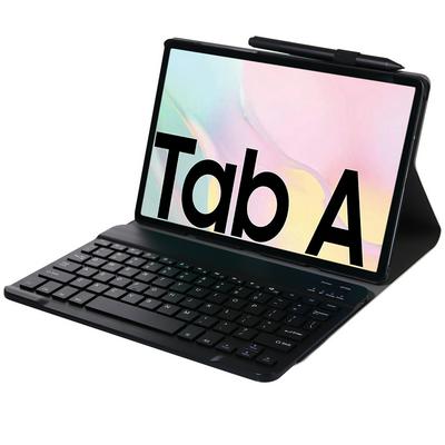 (A500) Ultra Thin Detachable PU Leather Stand Bluetooth Keyboard Tablet Protective Case Without Backlit for Samsung Tab A7 10.4inch T500&T505