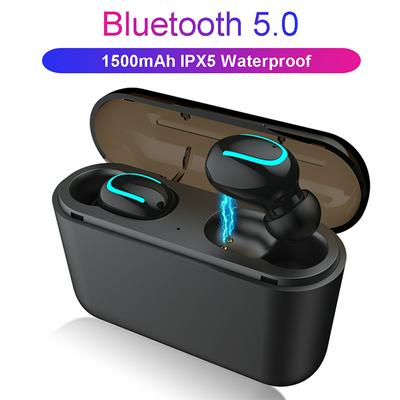 Mini Bluetooth Wireless Earbuds Hands-free Sports In-ear Headphone with Charging Case for Smartphone
