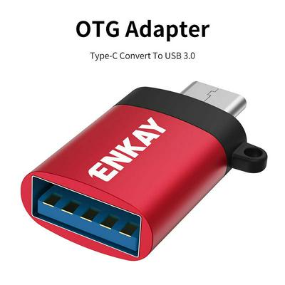 ENKAY ENK-AT101 Data Transmission Type-C to USB3.0 OTG Adapter Aluminum Alloy Shell U Disk Converter