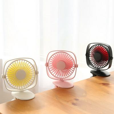 USB Rechargeable Portable Mini Clip-on Desktop Fan for Home & Office