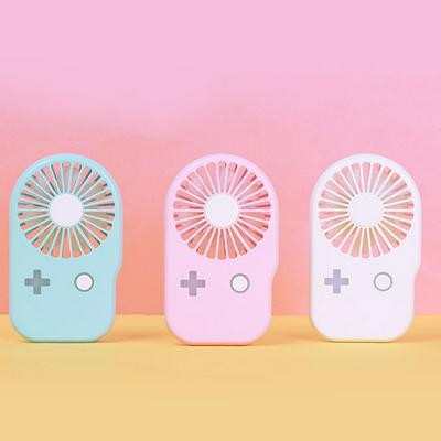 USB Recharged Portable Mini Handheld Fan with Hanging Rope