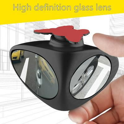 Blind Spot Mirrors 2 in 1 Wide Angle Mirror Stick-on Side Mirrors for Cars