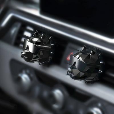 Bulldog Car Perfume Fragrance Air Freshener Automatic Exit Solid Aroma Diffuser Interior  