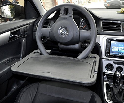 Car Wheel Desk Laptop Holder Eating Desk Book Learning Table  Notebook Bracket Computer Rack Cup  Multi-function Chair Back Table