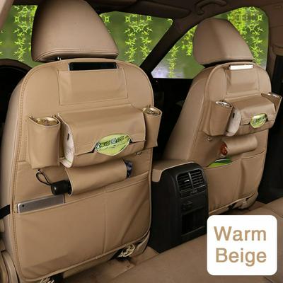 Universal PU Leather Multi-Function Car Seat Back Hanging Storage Organizer Bag Stowing Tidying Pocket Auto Styling Car Interior Accessories