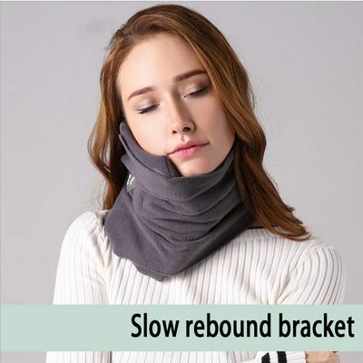 Neck Support Pillow Resilient Memory Foam Pillow for Napping at Office, in Trains or on Planes