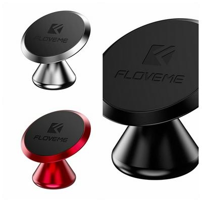 FLOVEME Magnetic Phone Car Holder 360 Rotation Desktop Phone Stand Magnet Dashboard GPS Bracket
