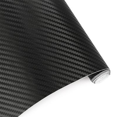 30cmx127cm 3D Car Stickers Decals Carbon Fiber Vinyl Motorcycle Car  Wrap Sheet Roll Film 