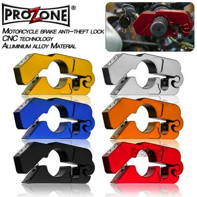 PROZONE CNC Universal Handlebar Brake Handle Fixed Lock Anti-theft Electric Motorcycle Horn Lock