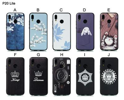 Soft Printed Phone Case for HUAWEI P20 lite, TPU Shockproof Phone Cover