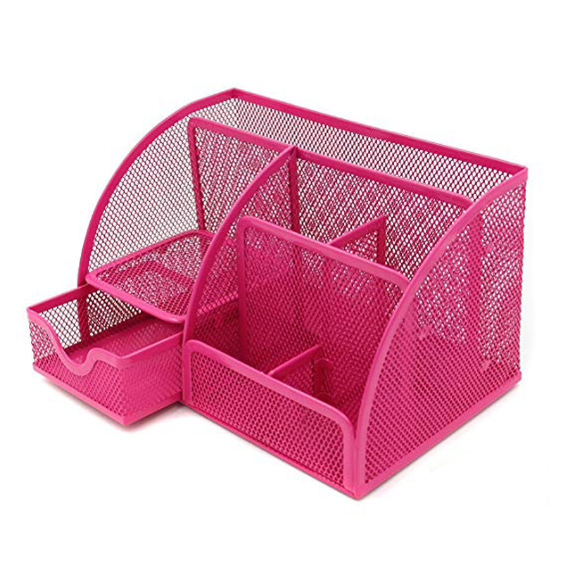 Mesh Office Desk Organizer With 6 Compartments Drawer   09d118b3 4cbe 4fe6 Bf25 A481fe20933a 