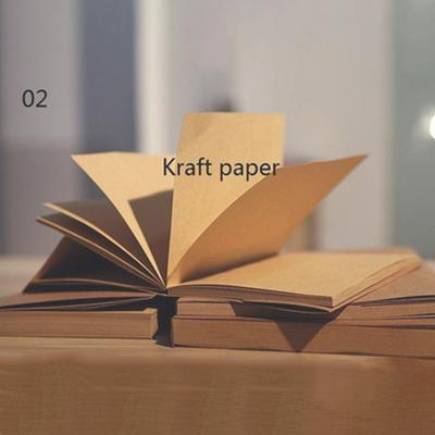 16K Kraft Paper Retro Sketch Paper Blank Book Sketch Drawing Notebook Craft Paper Blank Journal Diary Note Scrapbook Travel Diary 
