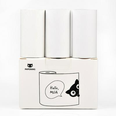 3 Rolls Ticket Paper Roll Coreless Heat Sensitive Paper Canvas Mobile Post Machine Paper 57x30mm Cash Register Paper 