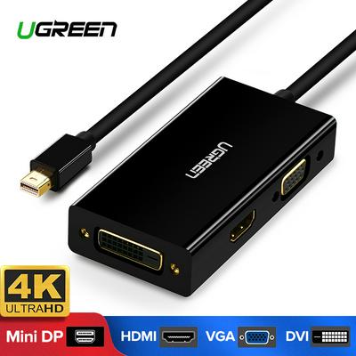 Ugreen Mini DisplayPort naar HDMI VGA DVI Adapter Thunderbolt 2 HDMI Converter Mini DP Kabel voor Surface Pro 4 Mini displayPort