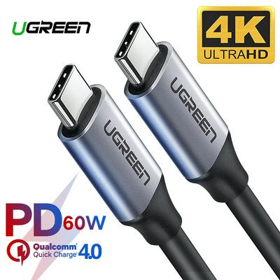 Ugreen USB 3.1 Type-C Cable 60W PD Quick Charge 4.0 USB-C Fast Charger Cable 