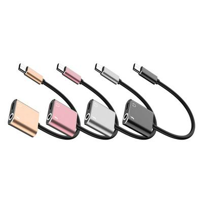 Headphone Jack Adapter Type-c to 3.5mm Aux Audio Spliter and Charger
