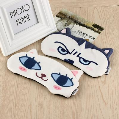 3D Cartoon Cute Travel Aid Sleeping Rest Eye Shade Sleep Mask Cover Soft Sleep Mask Aid 