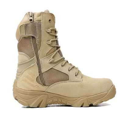 Winter Men Military Boots Force Tactical Desert Combat Ankle Protector Boats Army Work Boots Leather Snow Shoes