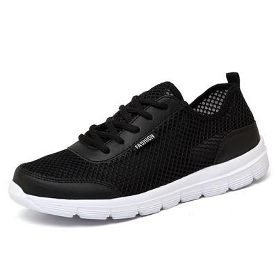 Men Shoes Summer Sneakers Breathable Couple Lover Fashion Lace up Mens Mesh Flats Shoe 