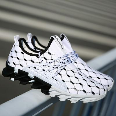 Men Sneakers Comfortable Newest Breathable Footwear Lace-Up Adult Male Shoes