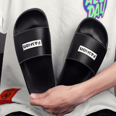 38-48 Yard Couple Home Service Leather Casual Open Toe Thick Bottom Non-Slip Waterproof Slippers