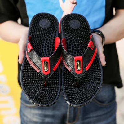 Non-slip Shoes Pastic Slippers Flip-flops Summer Casual Massage Slippers Health Shoes
