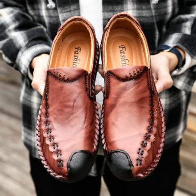 Men's Formal Wear Single Shoes Cowhide Genuine Leather Loafers  