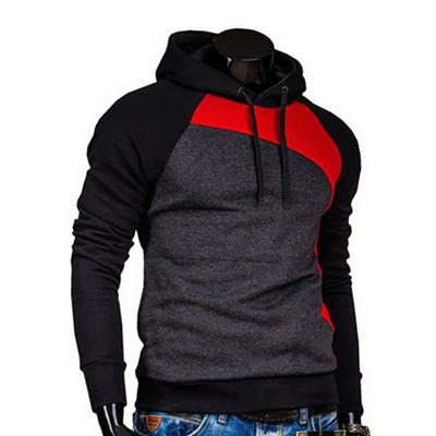 Pullovers Men Thick Hooded Hoodies Mans Patchwork Sweatshirts Hip Hop Males Casual Hoody  