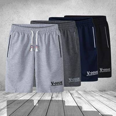 Plus Size Fitness Bodybuilding Shorts Running Jogging Loose Beach Lake Casual Shorts Men's Fitness Short Pants 