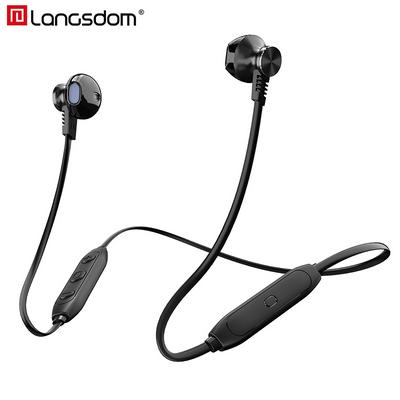 Langsdom L5B Sports Bluetooth Earphones Extra Bass Wireless Headphones for iPhone, Samsung, Huawei