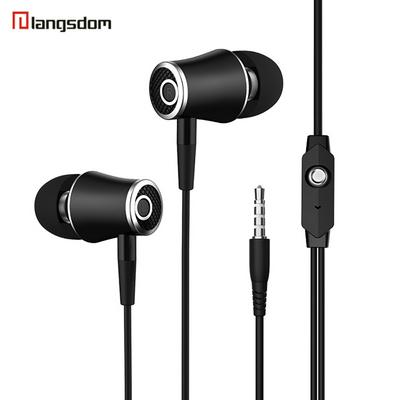 Langsdom R21 High Quality In-Ear 3.5mm Headset Line Control Stereo Earphone Bass Earphone with Mic For smart phone 