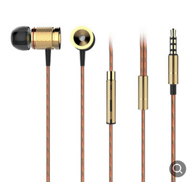 PLEXTONE X53M Magnet Metal Headsets 3.5mm Movement Earphone Wired Control Headphone  