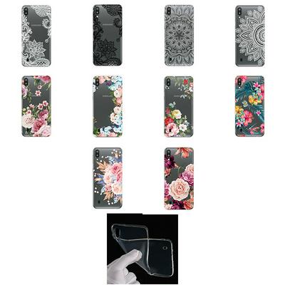 Hollow Transparent Anti-Scratch Soft TPU Back Cover Case for Samsung Galaxy M10