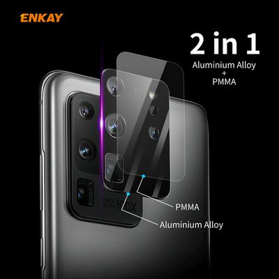 ENKAY Rear Camera Full Screen Coverage 2 in 1 Aluminum Alloy + PMMA All Inclusive Lens Protection Film for Samsung Galaxy S20 Ultra