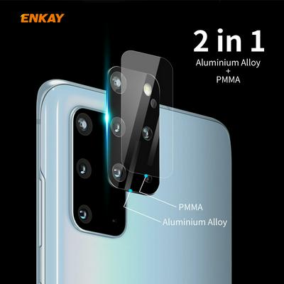 ENKAY Rear Camera Full Screen Coverage 2 in 1 Aluminum Alloy + PMMA All Inclusive Lens Protection Film for Samsung Galaxy S20+