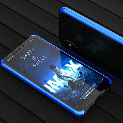 Guardian Series Armor Detachable Aluminium Metal Frame Back Cover Case for Xiaomi Mi 8 