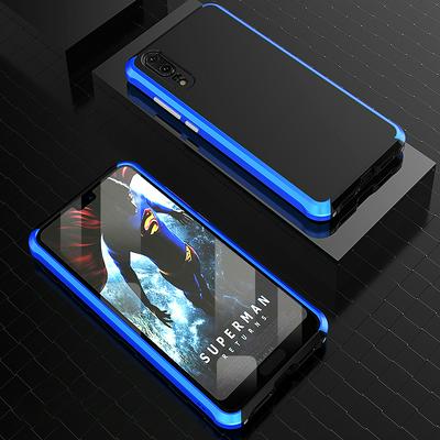 Guardian Series Armor Detachable Aluminium Metal Frame Back Cover Case for Huawei P20 Pro 