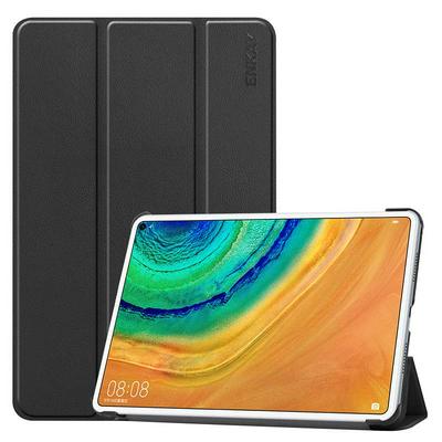 ENKAY Advanced PU Tri-fold Custer Pattern + Plastic Bottom Shell with Bracket Function Protection Case for HUAWEI MatePad Pro 10.8