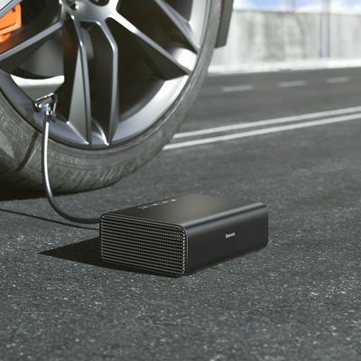 Smart Car Tier Pump Tire Inflator AC/DC for Car 12V  with 50cm Tube and 3.1 m Cord