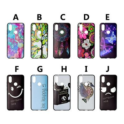 Tree Smile Face Flower Wing Cat Colored Painting Ultrathin IMD Soft TPU Back Cover Case for Xiaomi Redmi Note 6 Pro