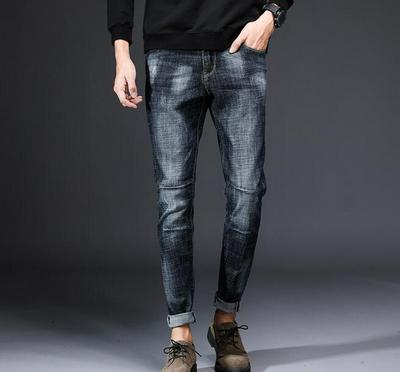 Casual Stretch Slim Fit Men's Denim Jeans Pants Men Clothing Elasticity Skinny Jeans Casual Male 