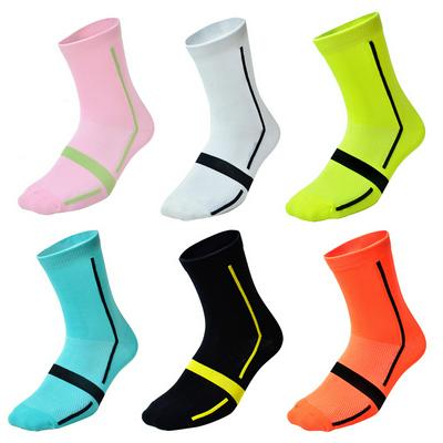 3 Pairs Nylon Professional Cycling Socks Sports Socks Running Parkour Soccer Basketball Soccer Socks for Men and Women