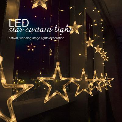 Creative Decoration Lantern LED Star Curtain Light Strings