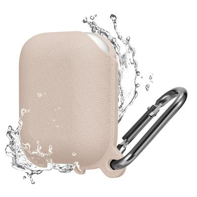 Lichee Skin Pattern Airpods 1 2 Case Keychain AirPod Earbud Charging Bluetooth Earphone Protective Hard Cover Case 