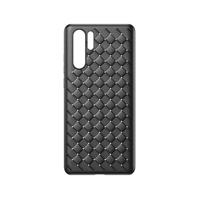 BASEUS BV Woven Texture Shockproof Anti-Scratch Soft TPU Back Cover Protective Case for Huawei P30 Pro 
