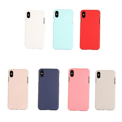 Mercury Goospery Solid Color Soft Feeling Soft Silicone Back Cover Case for iPhone Xs Max 6.5