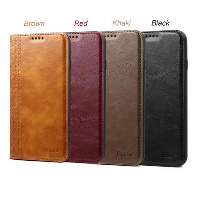 Wallet Case for iPhone 7 Plus/8 Plus, Plain Cowhide-like Leather Phone Cover