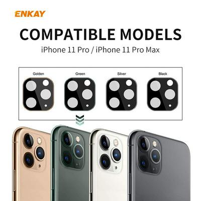 ENKAY Rear Camera Full Screen Coverage Aluminum Alloy + PMMA All Inclusive Lens Protection Film for iPhone 11 Pro Max(6.5)/iPhone 11 Pro 