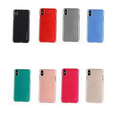 Mercury Goospery I Jelly Series Glitter Power Solid Color Soft TPU Back Cover Protective Case for iPhone Xs Max 6.5